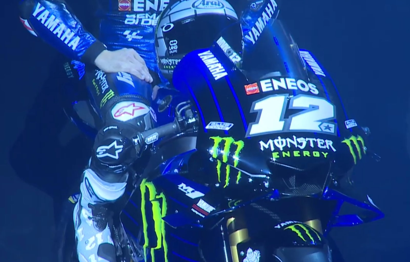 FIRST LOOK: Rossi, Vinales unveil Monster Yamaha MotoGP colours